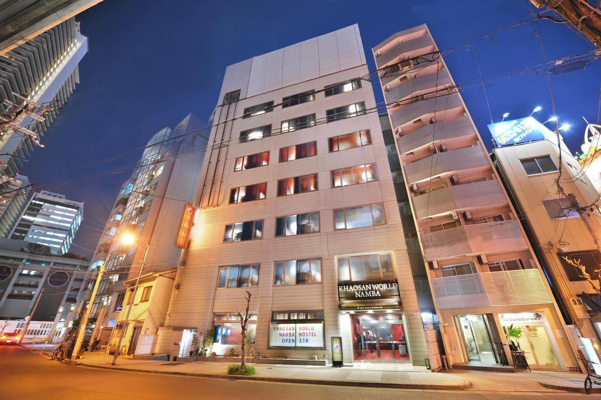 Hostel Khaosan World Namba Ōsaka Exterior foto